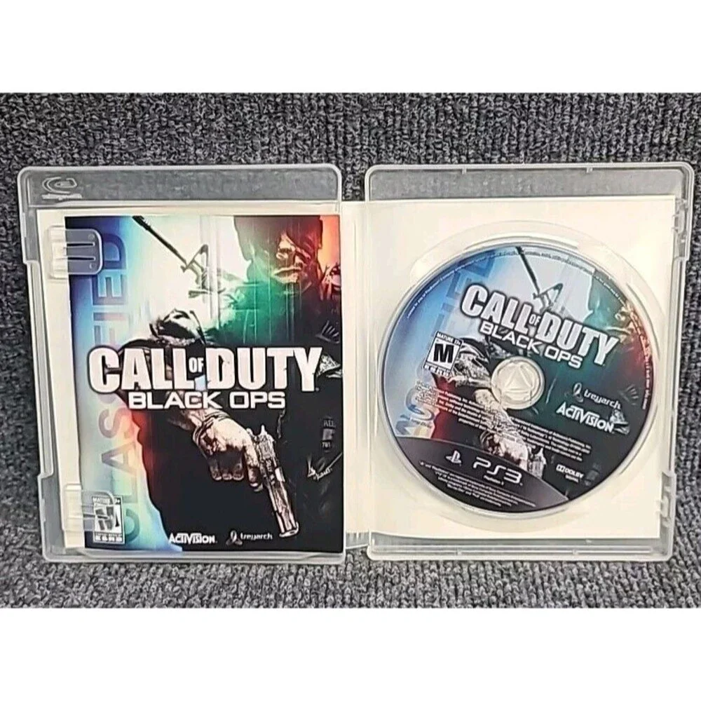 PS3 Call of Duty Black Ops Sony PlayStation 3 2010 W/ Manual Tested